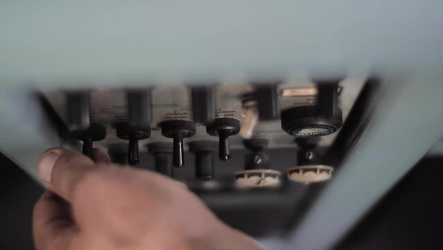 Lot of toggle switches on the dashboard