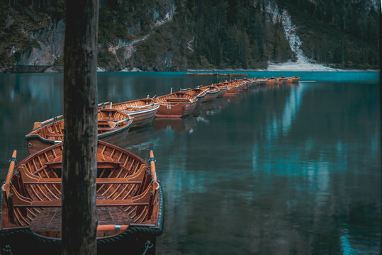 Lagos en dolomitas