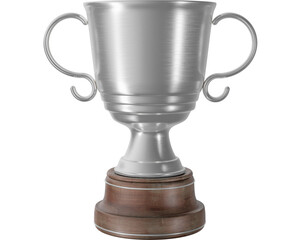 Trophy in 3d render realistic