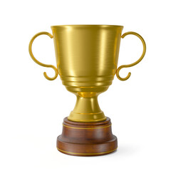 Trophy in 3d render realistic