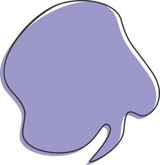 Speech Bubble Cartoon Illustration