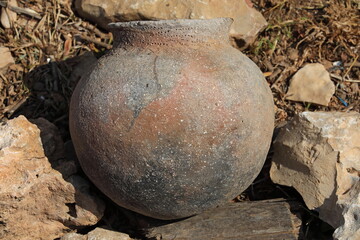 Clay pot - Socotra island, Yemen  - 535556779