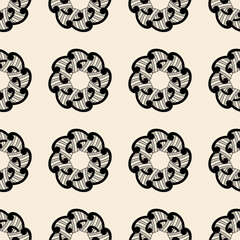 Snowflakes seamless background. Pattern for Christmas Decoration. Vector Holiday Texture