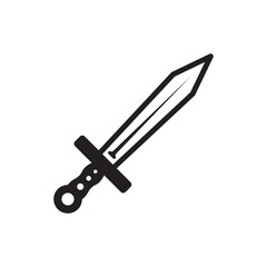 Sword Icon Vector Illustration Design
