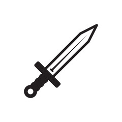 Sword Icon Vector Illustration Design