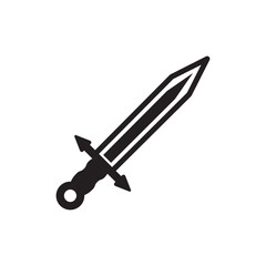 Sword Icon Vector Illustration Design