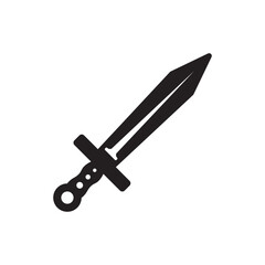 Sword Icon Vector Illustration Design