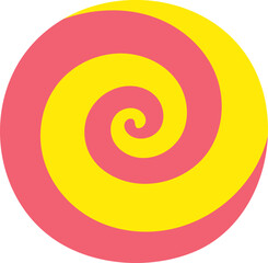 Colorful spyral sign. Hypnosis symbol. Psychedelic icon
