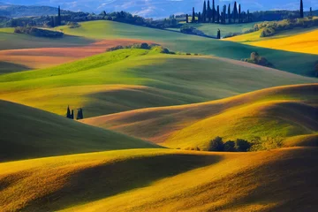 Fotobehang Landscape from Tuscany © Grafvision