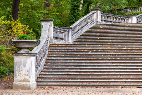 Stone Steps In The Park