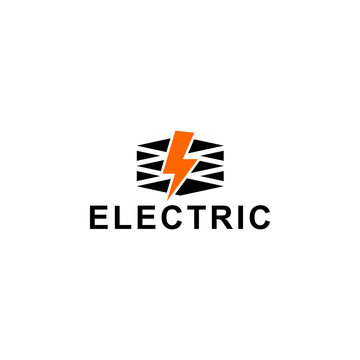 Electric Logo Design Concept Template