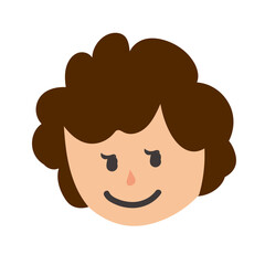 cute family face avatar