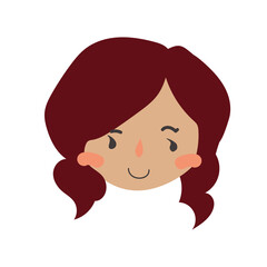 cute family face avatar