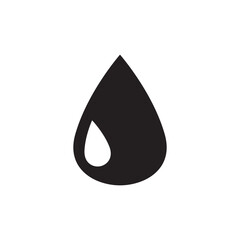 Water Drop Icon Vector Illustration