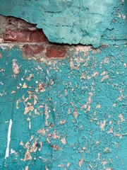 old painted wall