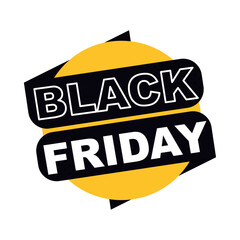 black friday lettering