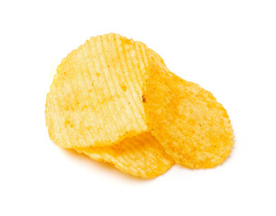 Potato Chips Isolated