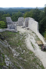 Fototapeta na wymiar The ruins of the Smolen Castle