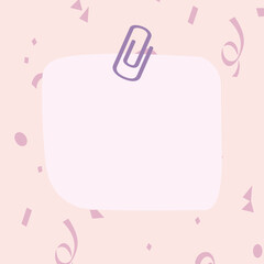 instagram post template cute pink background