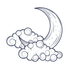 moon and clouds astrology