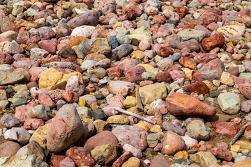 Beach rocks detail