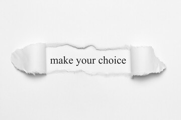 make your choice	