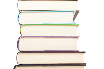 stack of books, isolated