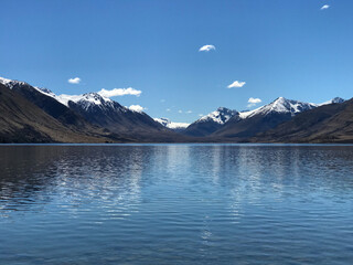 North Mavora Lake in spring (South Island, New Zealand)