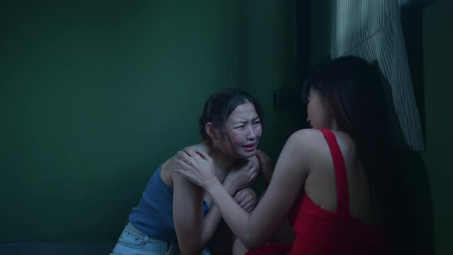 Young women who have been victims of human trafficking face detention and intimidation. They are experiencing fear, depression, anxiety, homesickness and family.