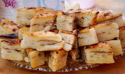 gomleze is a traditional  homemade macedonian food