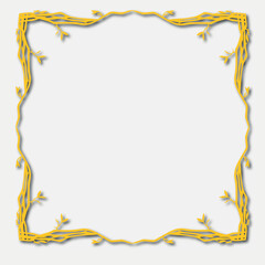 Frame, in the style of an ornament, Vector illustration eps 10, Art.