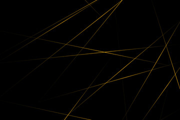 Abstract black with gold lines, triangles background modern design. Vector illustration EPS 10.