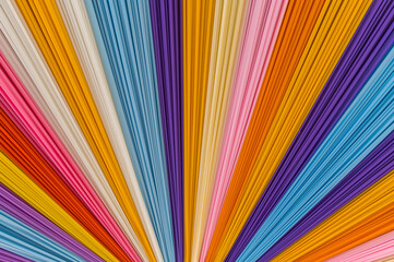 Multicolored backgrounds from fabrics of different colors, textured with patterns.