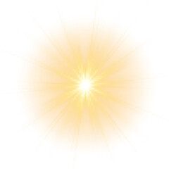 Sunlight a translucent special design of the light effect. Vector illustration.