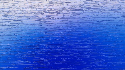 glass blue painted wall