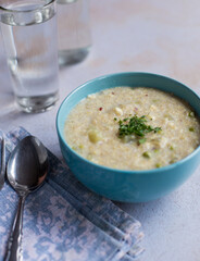 food made with quinoa. Healthy food concept.