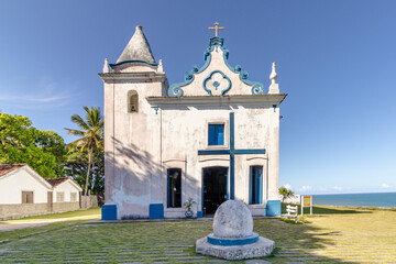 church in the city of Santa Cruz Cabrália, State of Minas Gerais, Brazil