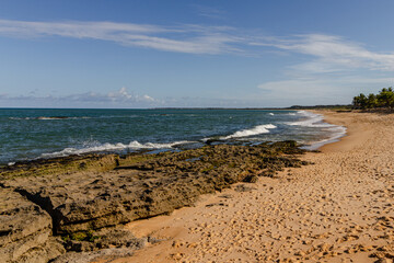 natural landscape in the city of Santa Cruz Cabrália, State of Minas Gerais, Brazil