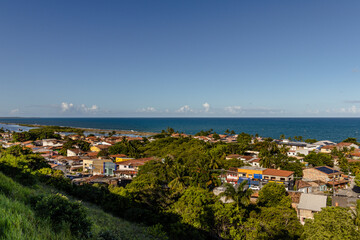 Fototapeta na wymiar natural landscape in the city of Santa Cruz Cabrália, State of Minas Gerais, Brazil