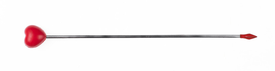 Valentine's day,Cupid's arrow isolated on white background