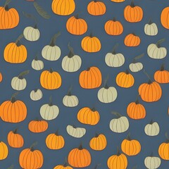 Fototapeta premium Halloween tile, pattern, endless, seamless
