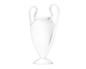 Trophy on transparent background. 3d rendering - illustration
