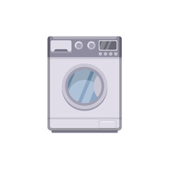 Fototapeta premium Washing Machine vector illustrator, washing machine flat icon