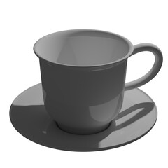 Coffee Cup isolated transparant background.