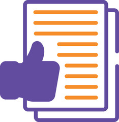 Approved Document vector icon