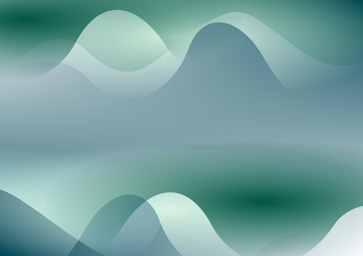 abstract green color background with shape © phumpatp