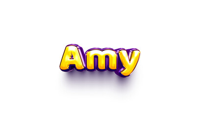 name of girls bubbly celebration decoration hanging air balloon shiny amy