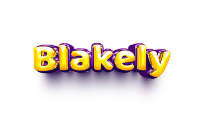 name of girls bubbly celebration decoration hanging air balloon shiny blakely