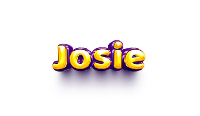 name of girls bubbly celebration decoration hanging air balloon shiny josie