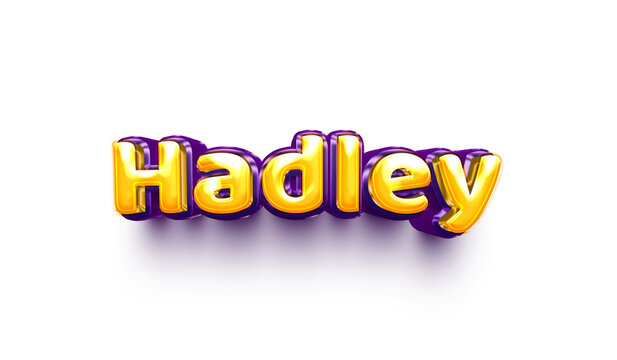 name of girls bubbly celebration decoration hanging air balloon shiny hadley